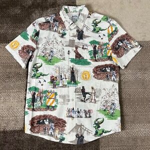 Monty Python X Reyn Spooner Mens Tailored Fit Short Sleeve Button Down Shirt M